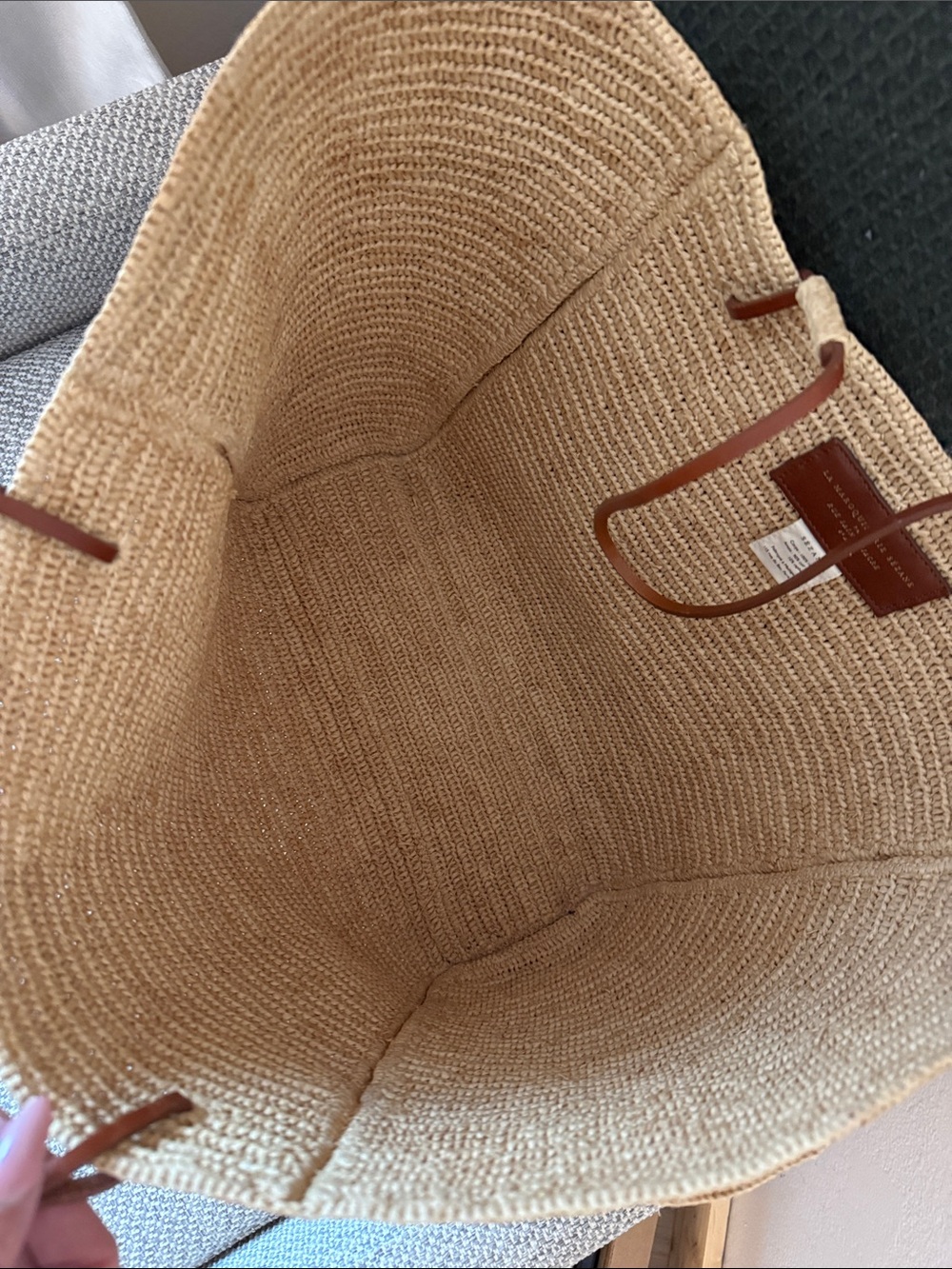 Sezane Paloma Basket Bag - Picture 7 of 10